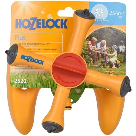 WILTEC Hozelock Arroseur Rond Plus Avec Piquet De Sol, Pour 254m², 5 Buses Réglables En Continu 45°-360° – Image 2