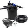 WILTEC SunSun CPF-10000 SET 12000l 11W UVC NEO6000 Pompe Tuyau Kit De Filtration