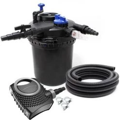 WILTEC SunSun CPF-10000 SET 12000l 11W UVC NEO6000 Pompe Tuyau Kit De Filtration