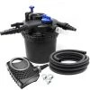 WILTEC SunSun CPF-5000 SET 8000l 11W UVC NEO3800 Pompe Tuyau Kit De Filtration