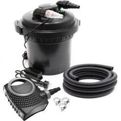 WILTEC SunSun CPF-280 SET 8000l 11W UVC NEO6000 Pompe Tuyau Kit De Filtration