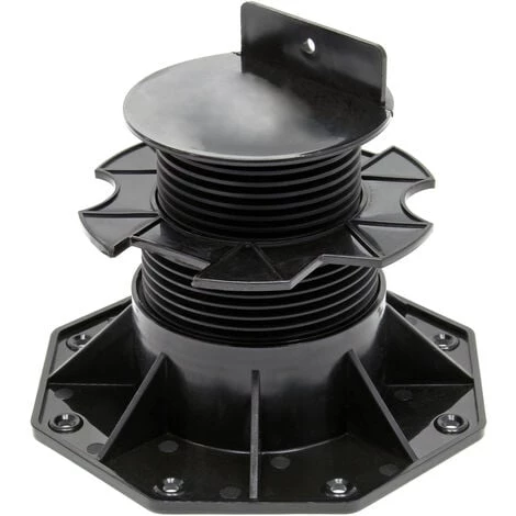 WILTEC XPOtool Plots De Fondation Charge 2700kg Pieds De Support Réglage En Hauteur 60-140mm Lames Terrasse