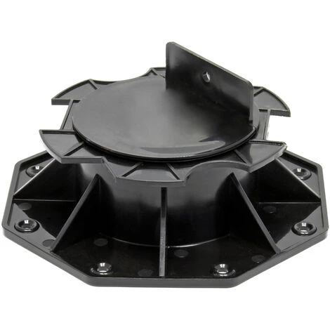 WILTEC XPOtool Plots De Fondation Charge 2700kg Pieds De Support Réglage En Hauteur 60-140mm Lames Terrasse – Image 2