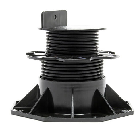 WILTEC XPOtool Plots De Fondation Charge 2700kg Pieds De Support Réglage En Hauteur 60-140mm Lames Terrasse – Image 3