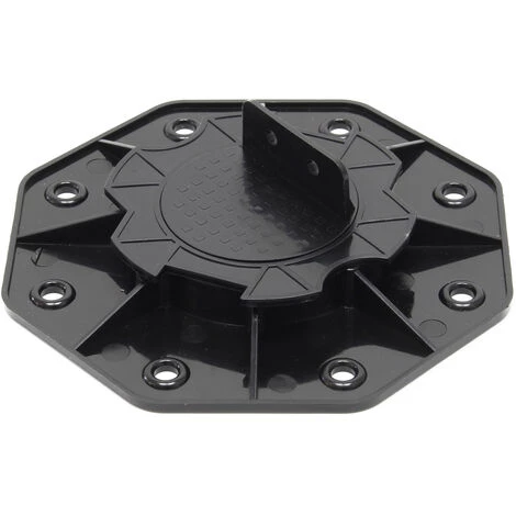 WILTEC XPOtool Plots De Fondation Charge 2700kg Pieds De Support Réglage Hauteur 18-30mm Lames Terrasse – Image 2