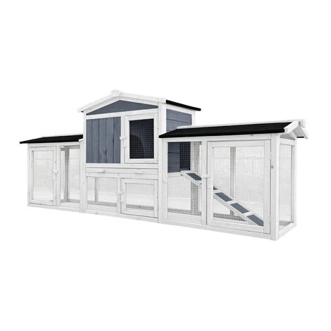 WILTEC Clapier Lapin Clapier Lièvre Cage Enclos Libre – Image 2