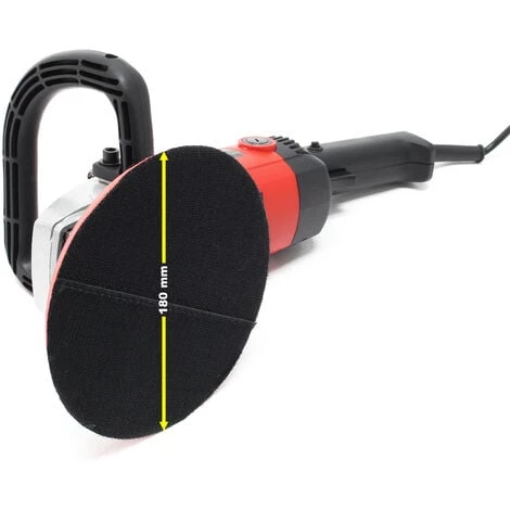 WILTEC XPOtool Machine Polir Meuleuse 1200W 3000 Tr./min Polisseuse 6 Niveaux Ponceuse Rotative Set – Image 5