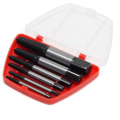 WILTEC XPOtool Lot D’extracteurs De Vis 6 Pièces Pour Vis Et Boulons De 3-25mm (M3-M25) Extracteurs De Goujon Acier Au Carbone – Image 2