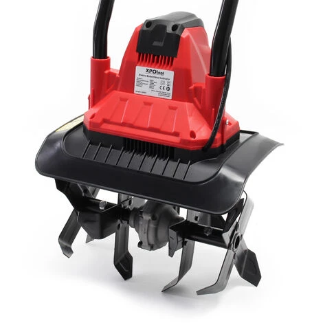 WILTEC XPOtool Motobineuse électrique 1050W 380 Tr./min Cultivateur Lames 4x4 Profondeur De Travail 220mm – Image 3