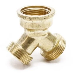 WILTEC Distributeur En Y En Laiton 1× 24,66 Mm (3/4″) FI Et 2× 26,44 Mm (3/4″) FE