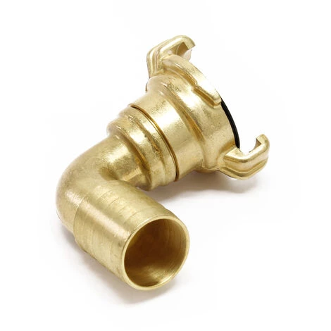 WILTEC Section Tube Coudée 90° Raccord Rapide Douille 25mm (1") Filetage Mâle 360° Accouplement à Griffes – Image 2