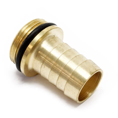 WILTEC Raccord Eau à Vis 1/3 De 26,44mm Filetage Mâle (3/4'') Tuyaux 19mm (3/4'') Collet Et Joint Torique