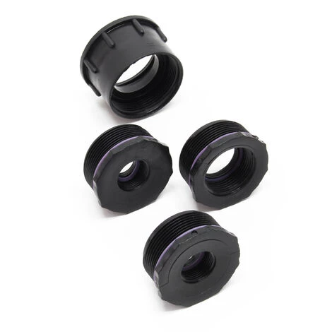 WILTEC IBC Adaptateur S60X6 Pièce De Réduction 26,16mm (3/4″) FI / 32mm (1″) FI / 41,55mm (1¼″) FI