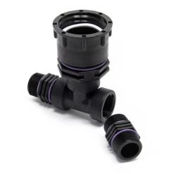 WILTEC Adaptateur IBC S60X6 Filet Femelle Pièce En T 2x 33.25 (1") Filetage Mâle / 30.93 (1") Filet Femelle