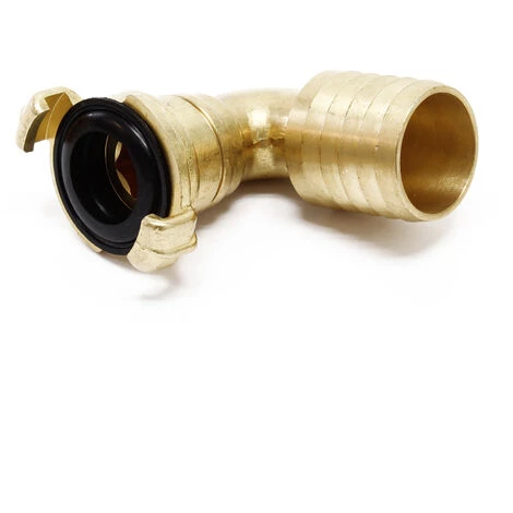 WILTEC Section Tube Coudée 90° Raccord Rapide Douille 32mm (1 1/4") Filetage Mâle 360° Accouplement Griffes – Image 3