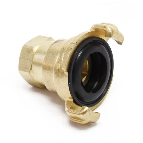 WILTEC Pièce Filetée Raccord Rapide 19,17mm (1/2″) FI Tournant à 360° Avec Raccord à Griffes – Image 3