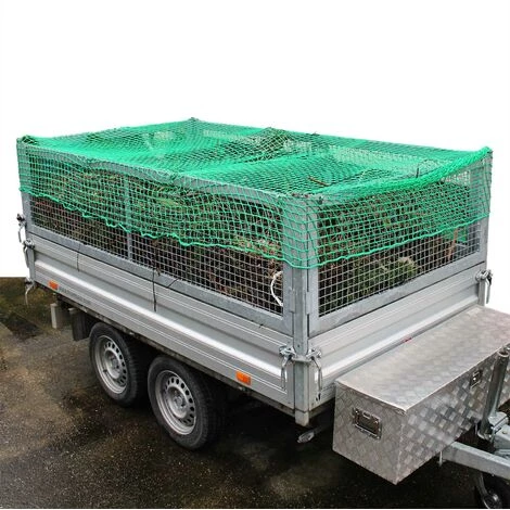 WILTEC Filet De Protection Remorque XPOtool 3x1,65m Filet D'arrimage Filet à Bagages Maille 45x45mm – Image 3