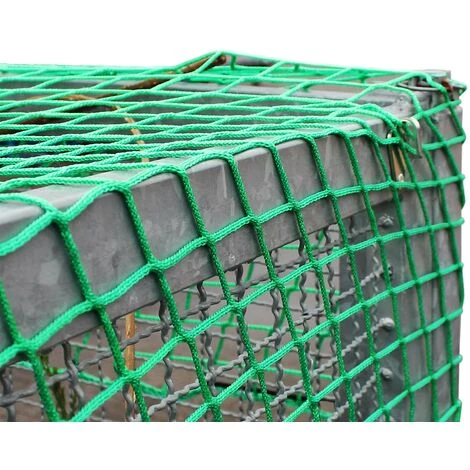 WILTEC Filet De Protection Remorque XPOtool 3x1,65m Filet D'arrimage Filet à Bagages Maille 45x45mm – Image 4