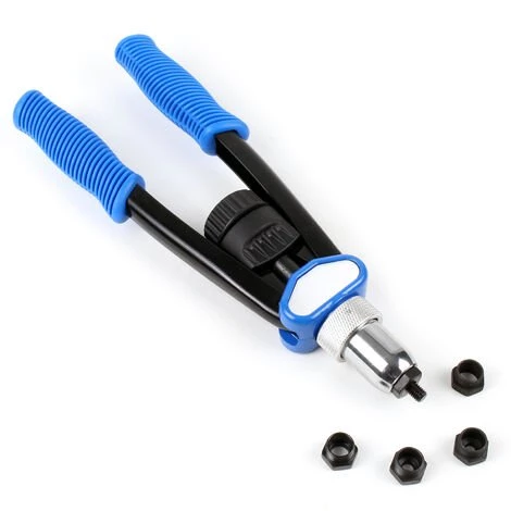 WILTEC XPOtool Pince à Riveter Jeu 5 Mandrins 150 Écrous à Sertir M5/M6/M8/M10/M12 30 Pcs. Chaque Riveteuse – Image 2