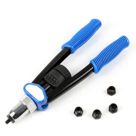 WILTEC XPOtool Pince à Riveter Jeu 5 Mandrins 150 Écrous à Sertir M5/M6/M8/M10/M12 30 Pcs. Chaque Riveteuse – Image 3