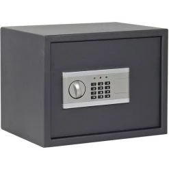 WILTEC Coffre-fort électronique Mural 380x300x300mm Serrure à Combinaison Alarme Double Boulon En Acier