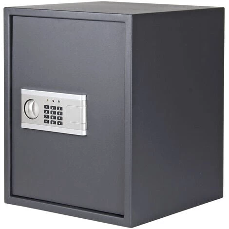 WILTEC Coffre-fort électronique Mural 400x400x500mm Serrure à Combinaison Alarme Double Boulon En Acier – Image 4