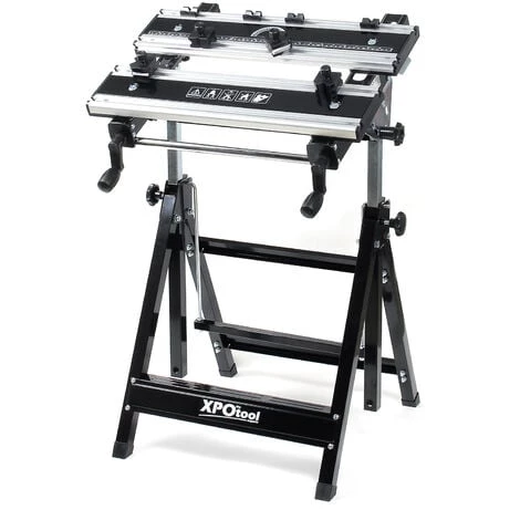 WILTEC XPOtool Banc Mobile Jusqu’à 100 Kg Établi Pliable à Hauteur Réglable 77-107cm Inclinaison Réglable – Image 2