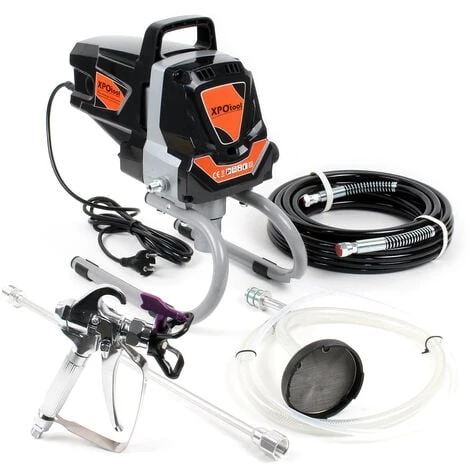 WILTEC XPOtool Machine De Pulvérisation Haute Pression 207 Bars Pulvérisateur De Peinture Buse Et Rallonge