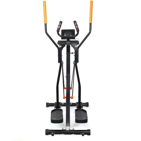 WILTEC Appareil Cardio- Vasculaire Stepper Écran Distance Temps Fitness & Calorie Capteur Pouls 100kg Max. – Image 4