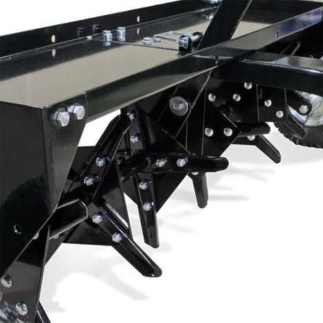 WILTEC Aérateur Scarificateur Tainé Tracteur Tondeuse Largeur De Travail 120cm Profondeur De Travail 7,6cm – Image 5