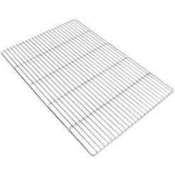 WILTEC Grille De Barbecue Acier Inoxydable Carrée 60 X 40 Cm Sans Rouille Barbecue à Charbon De Bois /à Gaz