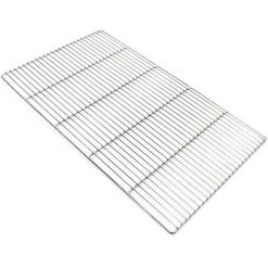 WILTEC Grille De Barbecue Acier Inoxydable Carrée 67 X 40 Cm Sans Rouille Barbecue à Charbon De Bois /à Gaz