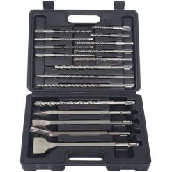 WILTEC XPOtool SDS Plus 17 Forets à Pierre Et Burins Forets Pour Marteau Perforateur Pour Maçonnerie, Béton