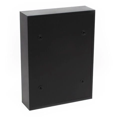 WILTEC Boite Aux Lettres Murale Courrier Noir Revêtement Par Poudre V1 – Image 4