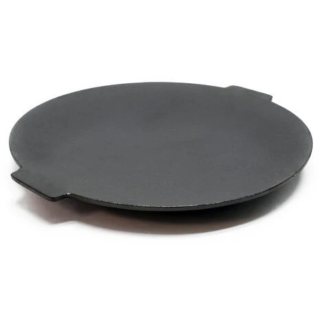 WILTEC Dutch Oven Plaque Gril De Barbecue Ronde Ø44cm Hauteur 23cm Support En Fonte Antiadhésif Plancha – Image 5