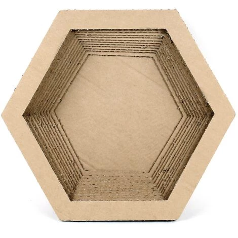 WILTEC Griffoir Carré Meuble Pour Chat Entretien De Griffes Grattoir Patin à Gratter Animaux Jeux – Image 4