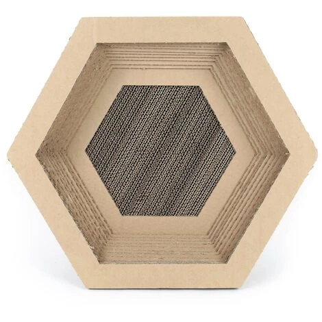 WILTEC Griffoir Angulaire Plat Meuble Pour Chat Entretien De Griffes Grattoir Patin à Gratter Animaux – Image 4