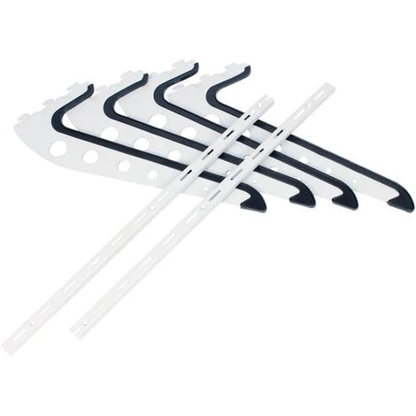 WILTEC Double Support Mural Pour Surf Snowboard Wakeboard Ski Skateboard Longboard Stockage 2 Voies – Image 3