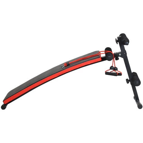 WILTEC Banc De Musculation Fitness 150kg Entraînement Abdominaux Haltérophilie Hauteur Réglable Pliable – Image 3