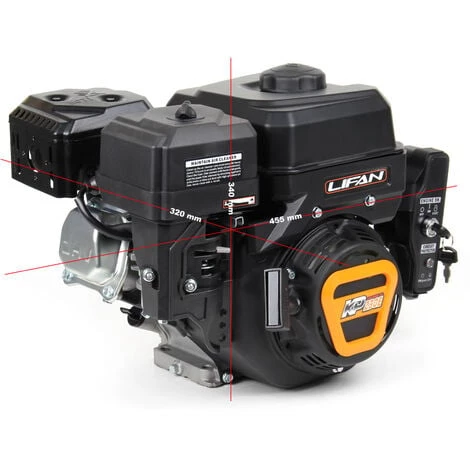 WILTEC LIFAN KP230E Moteur à Essence Monocylindre 19,05mm 6,5CV Démarreur élec. Plaque Vibrante Chantier – Image 3
