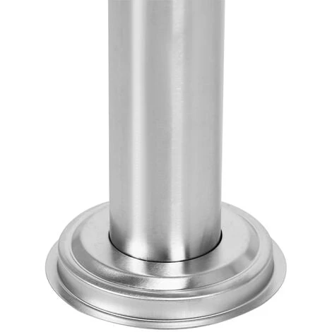 WILTEC Rampe D’escalier Acier Affiné V2A Sans Tige 120 Cm Rambarde Main Courante Balustrade – Image 5