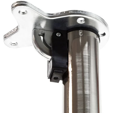 WILTEC Pied De Table Lot De 4 Nickel Support De Table Réglable En Hauteur 70-110cm – Image 5