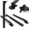 WILTEC Pied De Table Lot De 4 Noir Support De Table Réglable En Hauteur 70-110cm