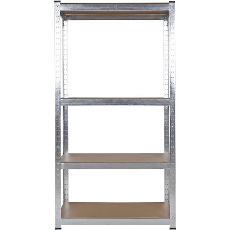 WILTEC Meuble Étagère Charge Lourde 80x40x160cm Rayonnage Emboitable 4 Niveaux 175kg Par Support Atelier – Image 2