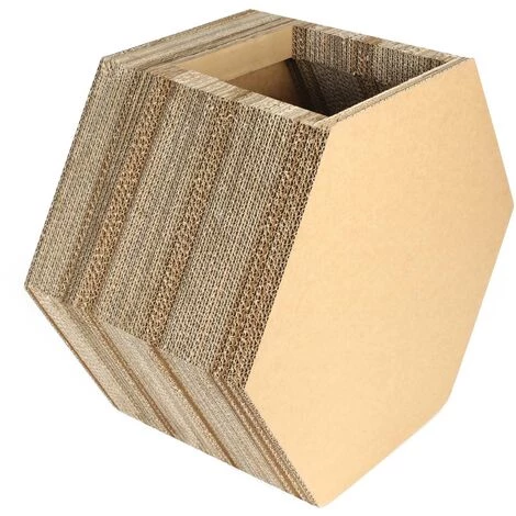 WILTEC Griffoir Activité Ludique Meuble Pour Chat Entretien De Griffes Grattoir Patin à Gratter Animaux – Image 4