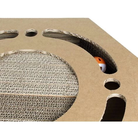 WILTEC Griffoir Activité Ludique Meuble Pour Chat Entretien De Griffes Grattoir Patin à Gratter Animaux – Image 5