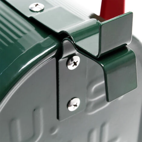 WILTEC Boite Aux Lettres Style Américain Design Couleur Verte Boite Postale US Mailbox Avec Drapeau – Image 5