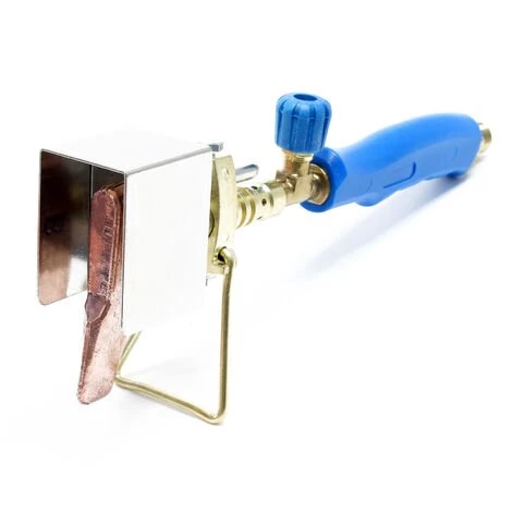 WILTEC Fer à Souder De Couvreur Protection Vent Support Soudure Gouttière étain Plomb Cuivre Zinc Zingueur – Image 2