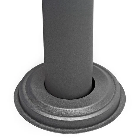 WILTEC Boite Lettres Kit Mural V13 Anthracite Revêtue Poudre Simple Verrouillable Courrier Mailbox – Image 4