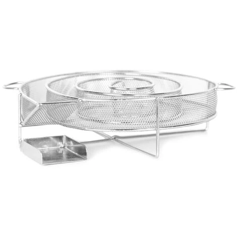 WILTEC Producteur De Fumée Froide Générateur De Fumée Froide Fumage à Froid Rond 16x4,5cm Smoker – Image 2